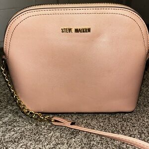 Steve Madden Blush Crossbody Bag with Gold Chain